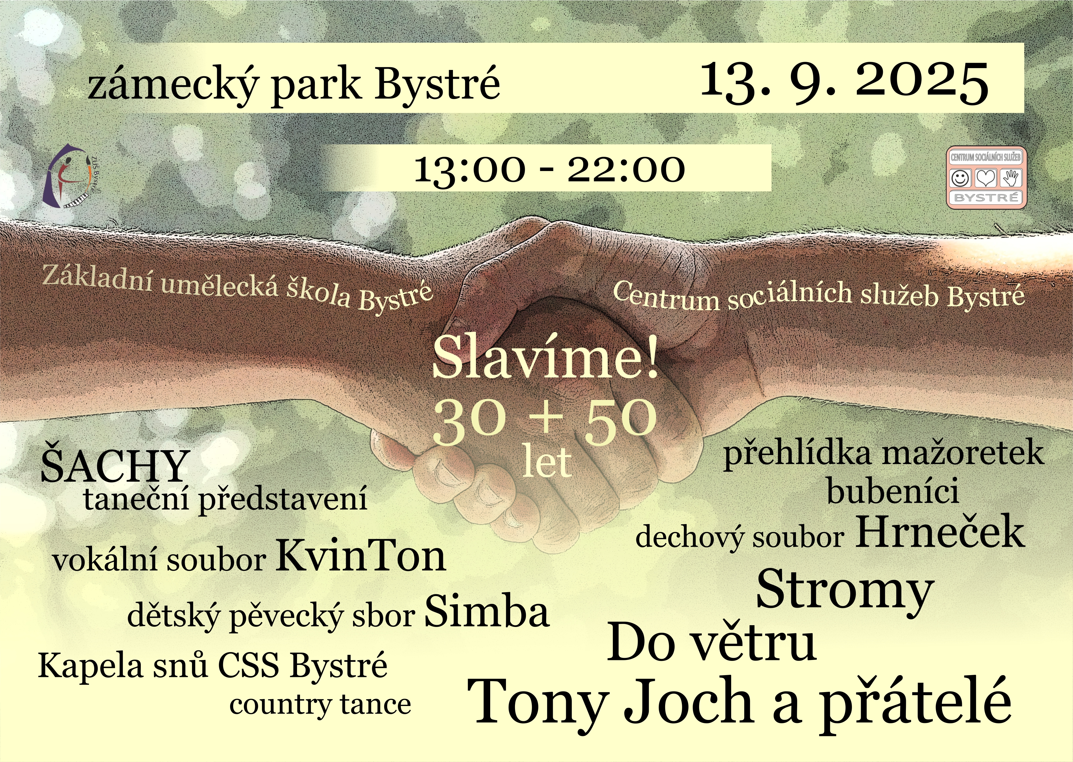 plakat s programem