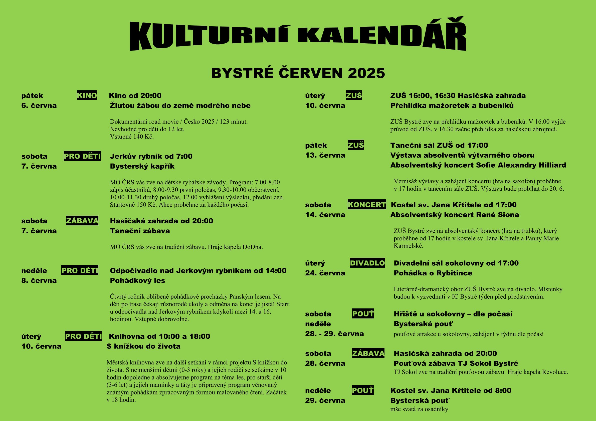 velky kulturni kalendar cerven 2025 barva